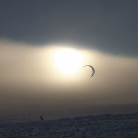 Kitekurs på Hardangervidda tåke